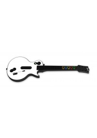 Guitare De Guitar Hero Sans Fil Pour Wii Modèle Gibson - Noire Et Blanche